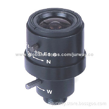 CCTV Lens with M12 x 0.5 Mounting Type and Measuring 2.6 to 6mm